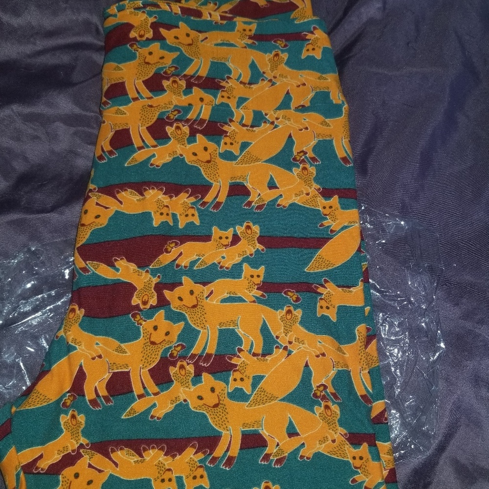 Lularoe Fox print leggings *Unicorn*